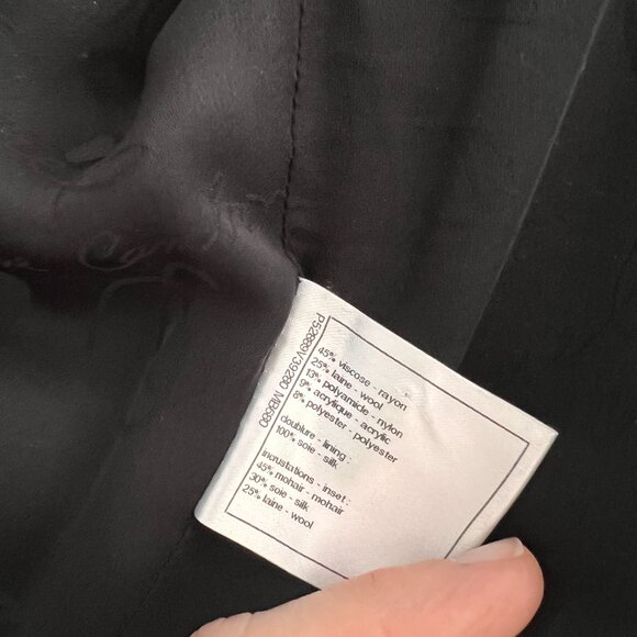 Chanel from Metropolis collection gray black coat size 40 - Picture 12 of 14